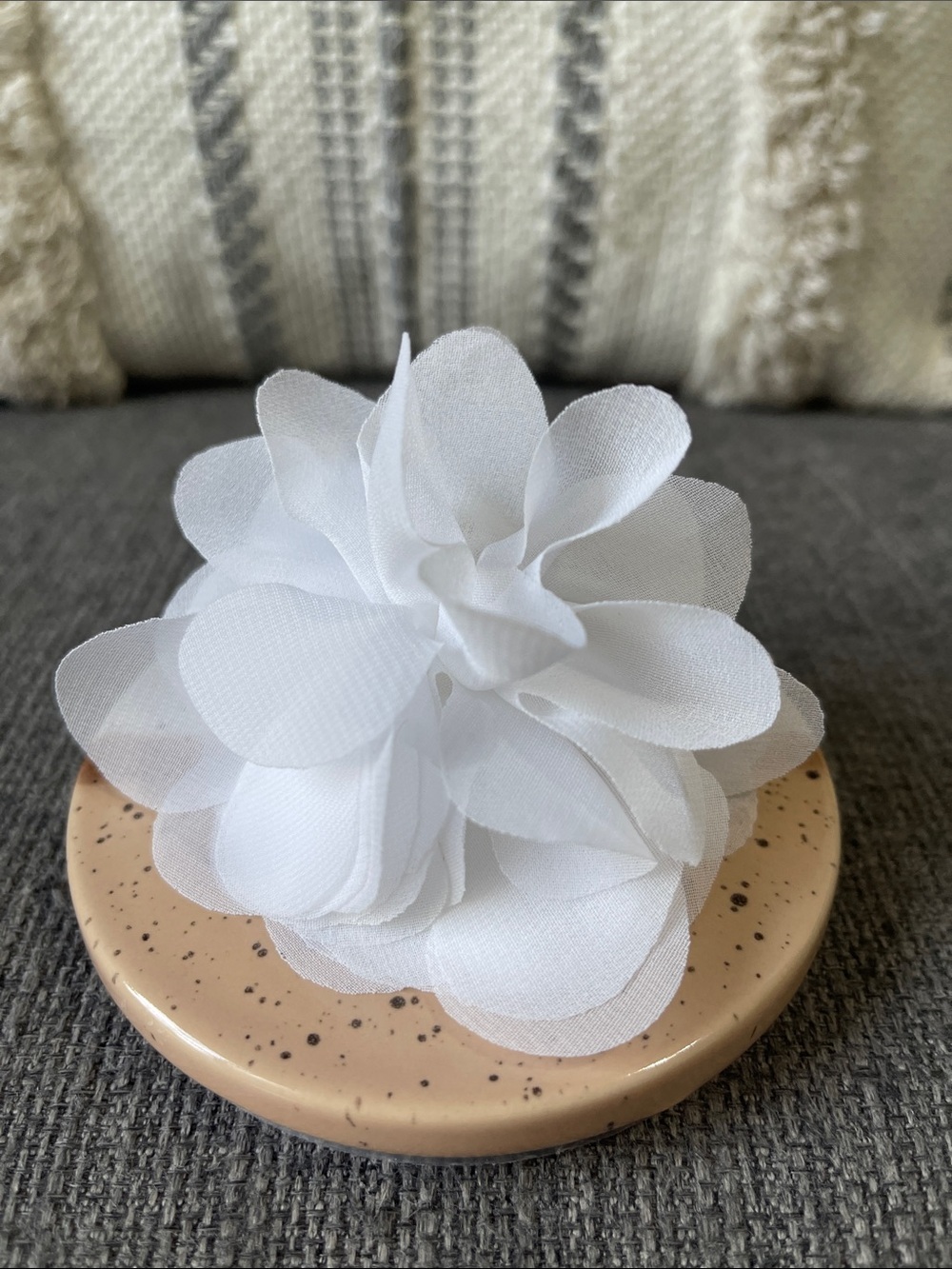 White Chiffon Flower